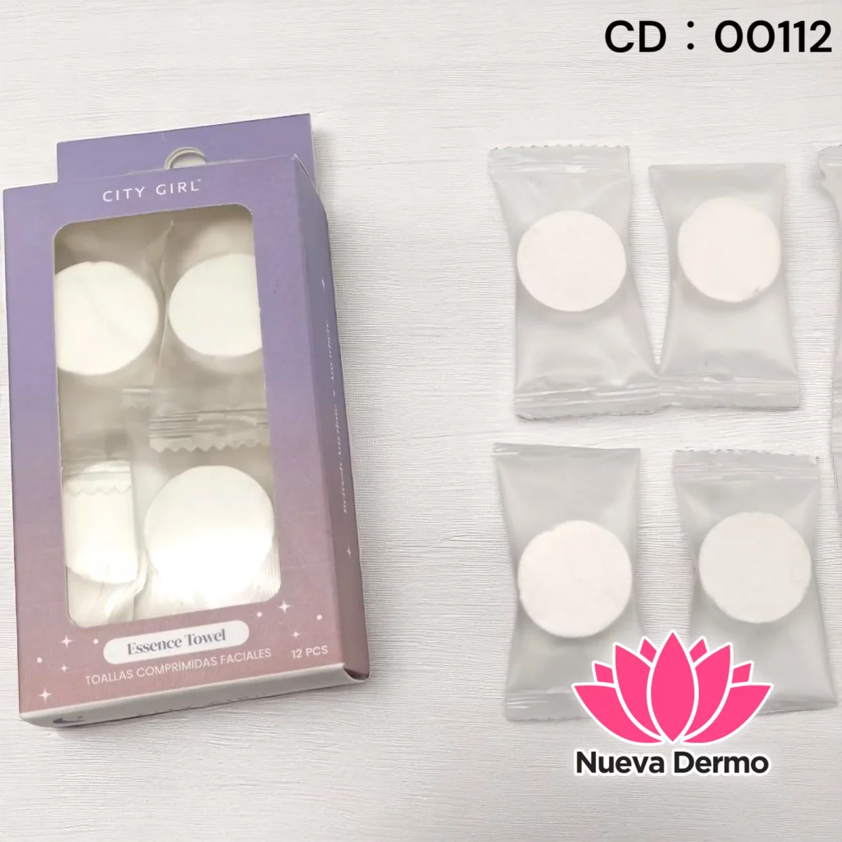 Toalla Comprimida Desechable City Girl Dz-1184/00112