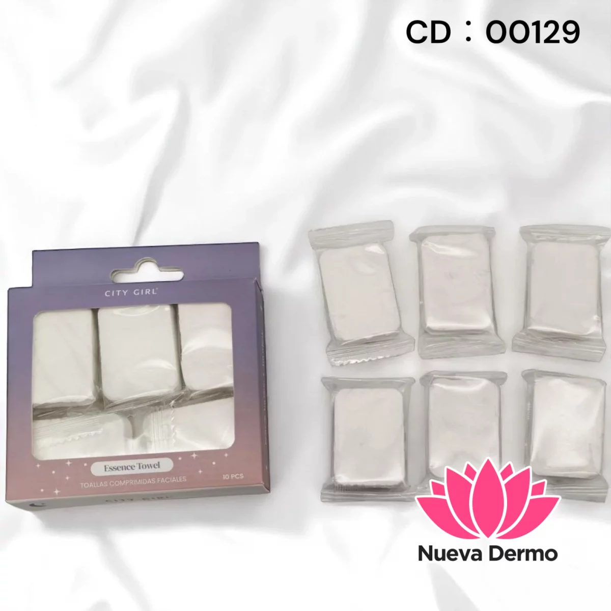 Toalla Comprimida Desechable City Girl Dz-1185/00129
