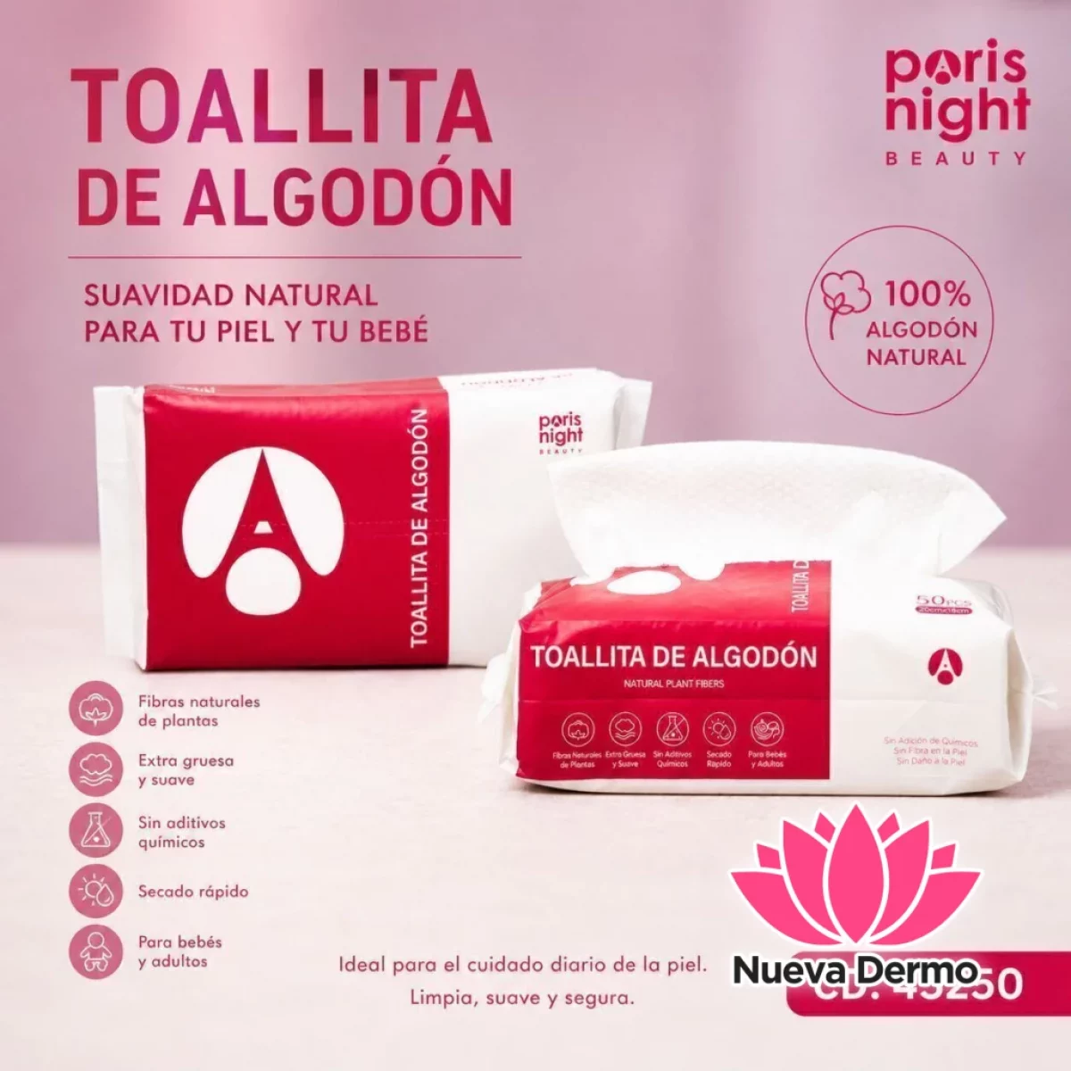 TOALLITA DE ALGODON CD: 45250