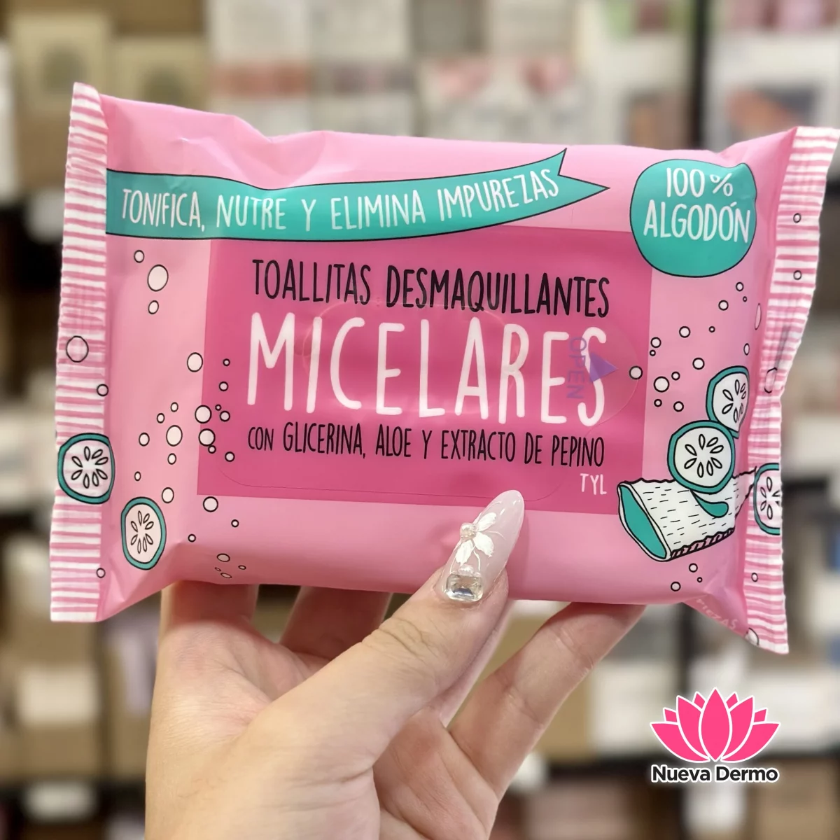 Toallitas desmaquillantes micelares pack Grande x20 TYL1729
