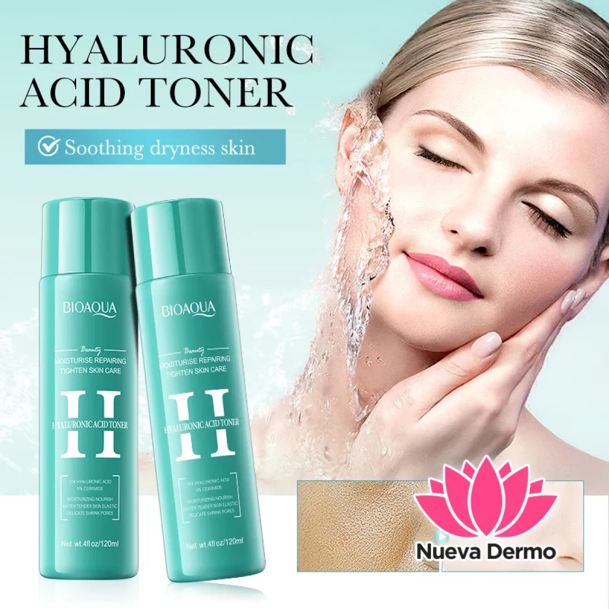 Toner Agua Tónica Hialurónico