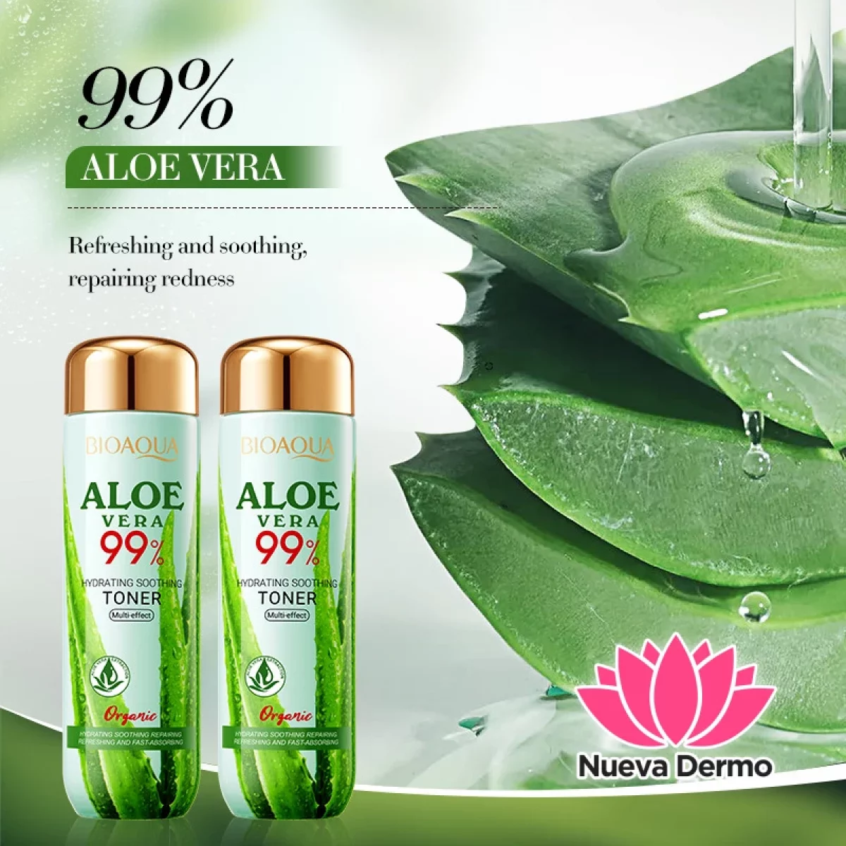 Toner Agua Tonica Hidratante Aloe Vera 130ML 14733