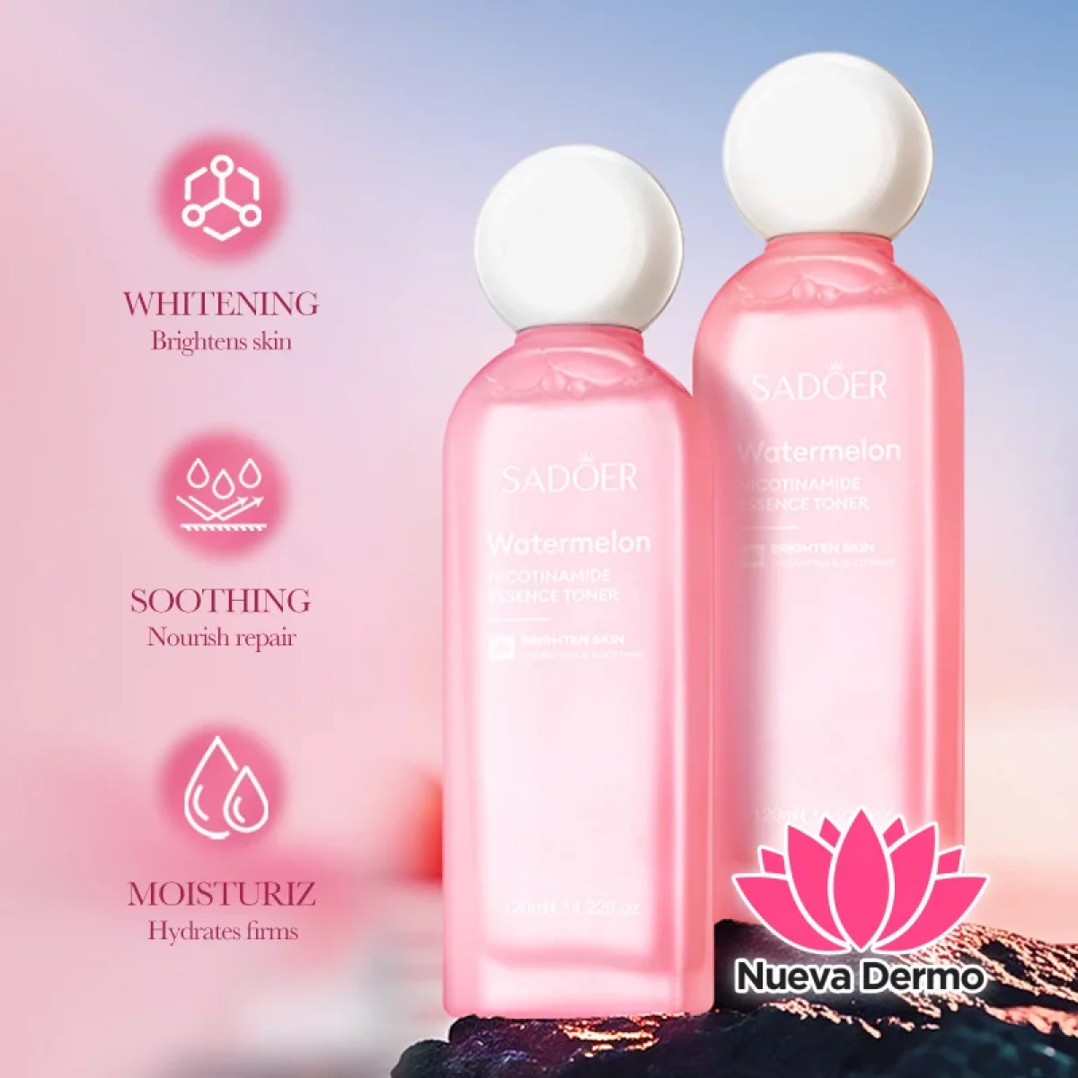 Toner Agua Tónica Sandía con Niacinamida