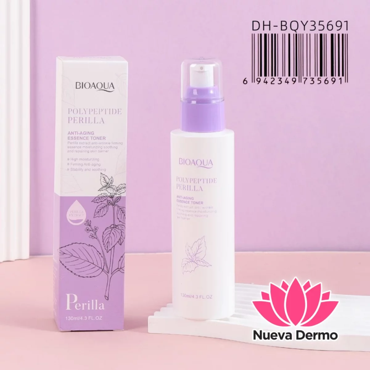 Tónico Facial Anti-Aging Polypeptide Perilla Dh-BQY35691/735691 Bioaqua