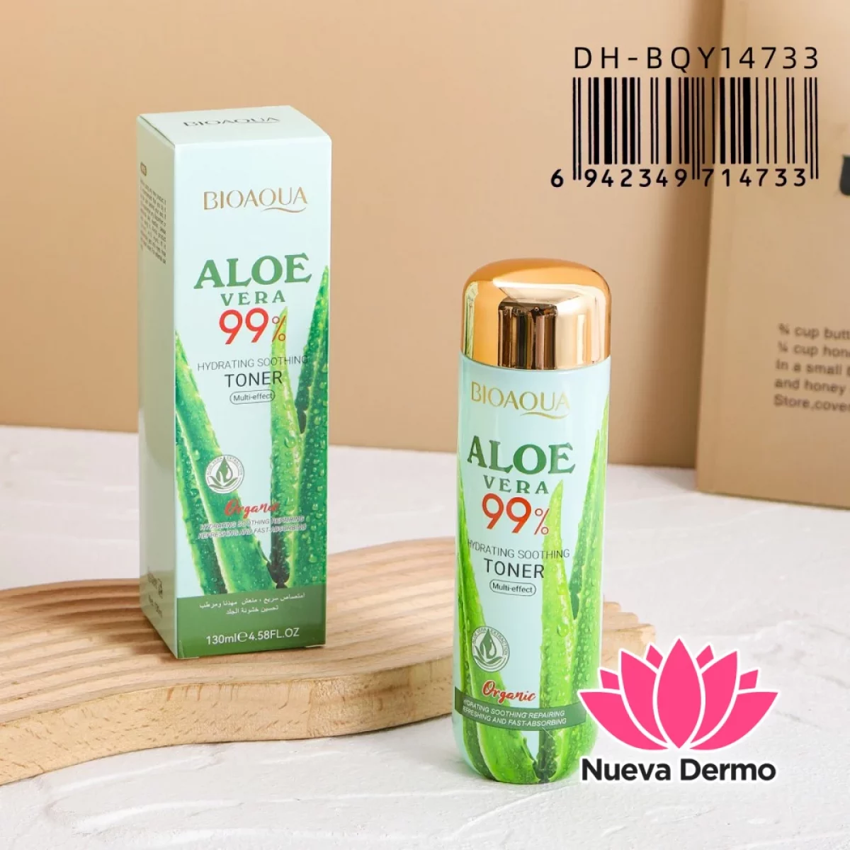 Tónico Facial de Aloe Vera 99% Bioaqua – Hidratante y Calmante Bioaqua Dh-BQY14733