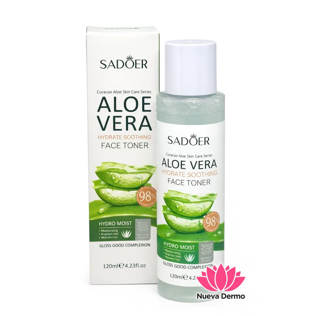 Tónico facial hidratante Aloe Vera Sadoe...