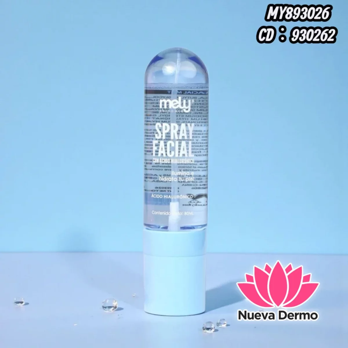 TONICO FACIAL MELY CON ACIDO HYALURONICO CD:930262
