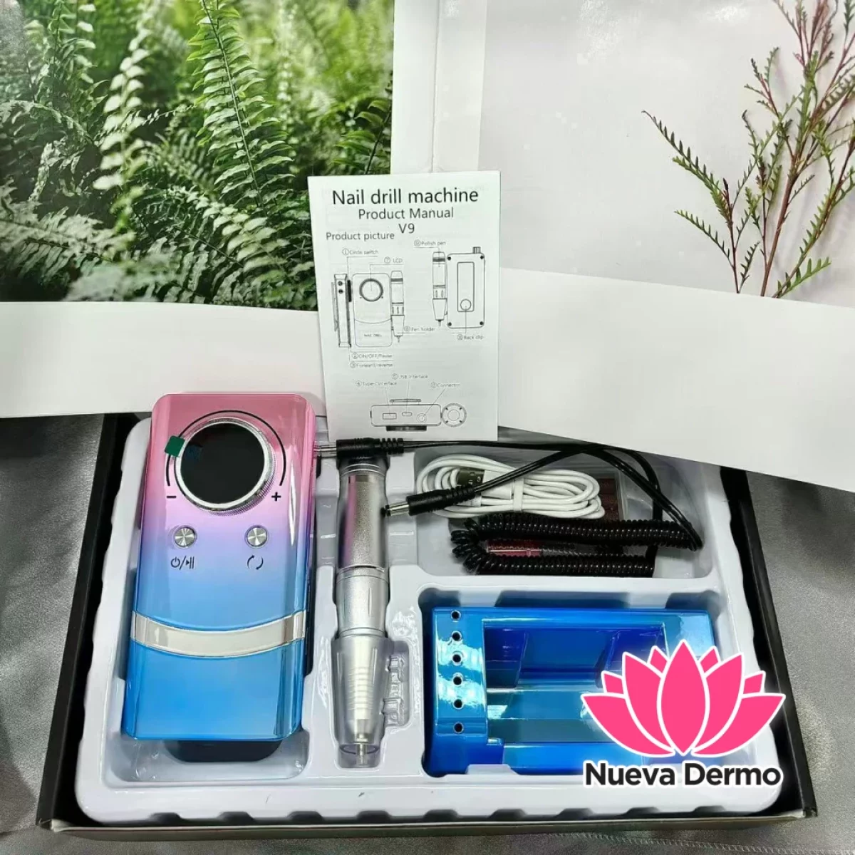 TORNO INALAMBRICO NAIL DRILL MACHINE USB
