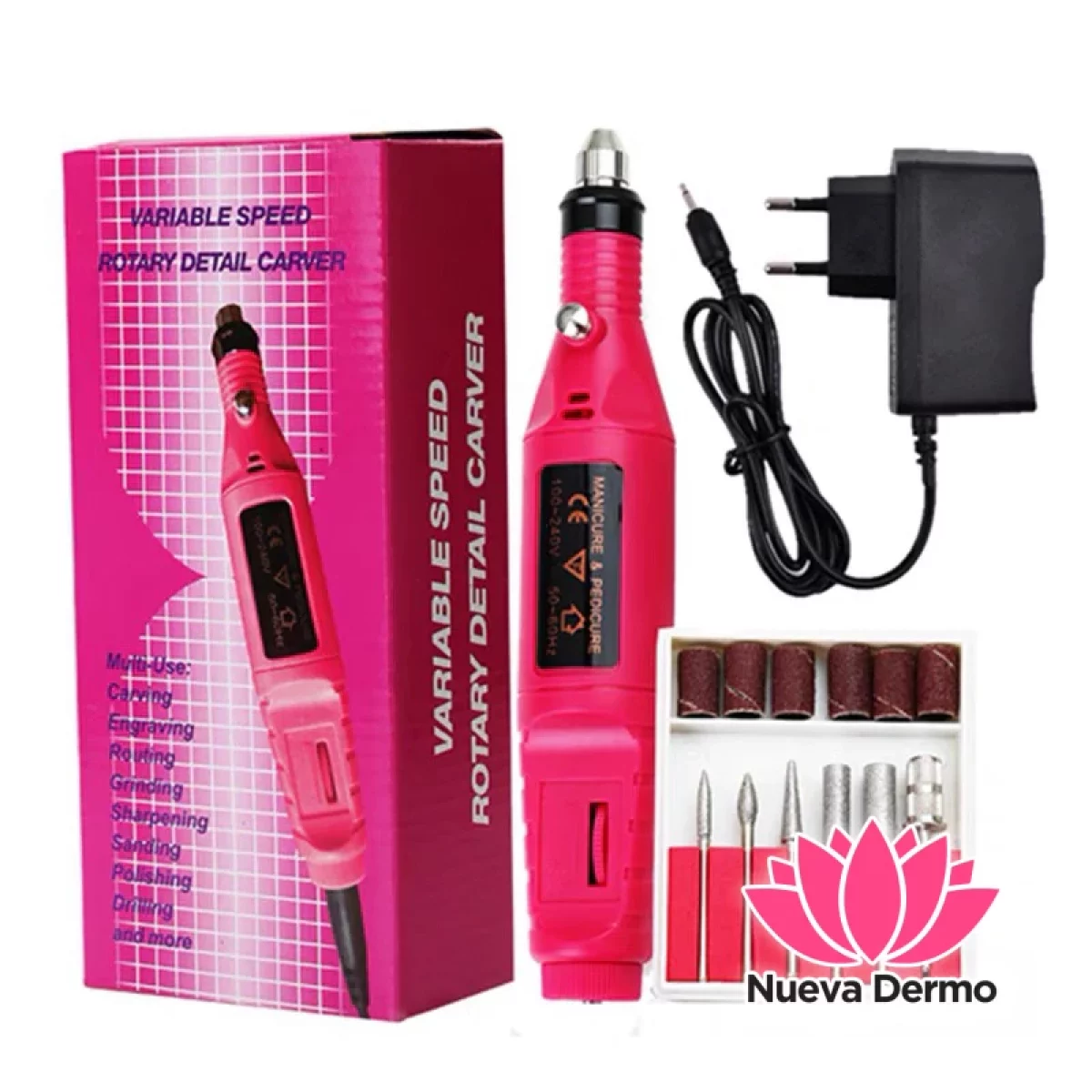 TORNO PARA UÑAS CON FRESAS