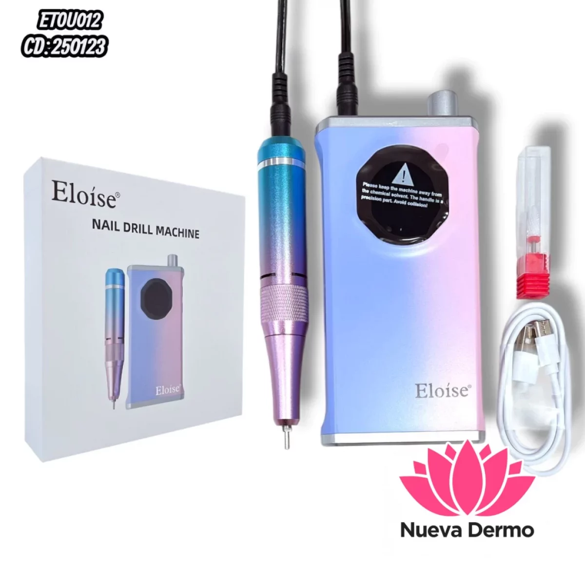 TORNO PARA UÑAS ELOISE ETOU012 CD： 250123
