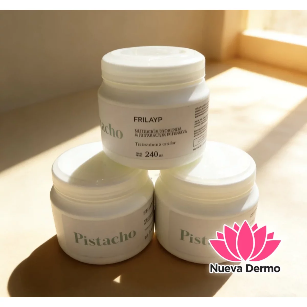 TRATAMIENTO CAPILAR PISTACHO (Nutrición profunda &reparación intensiva)240ml