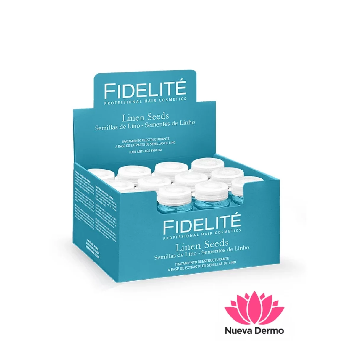 Tratamiento Capilar Reestructurante Con Semillas De Lino Fidelite x1
