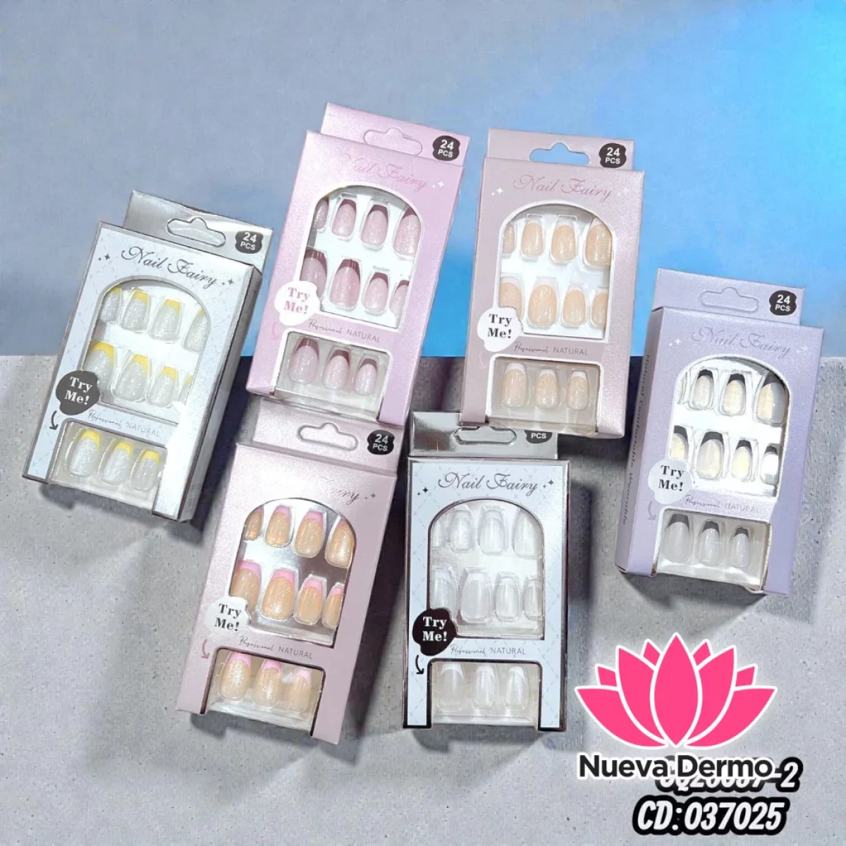 UÑAS POSTIZAS GQ26037-2 CD: 037025