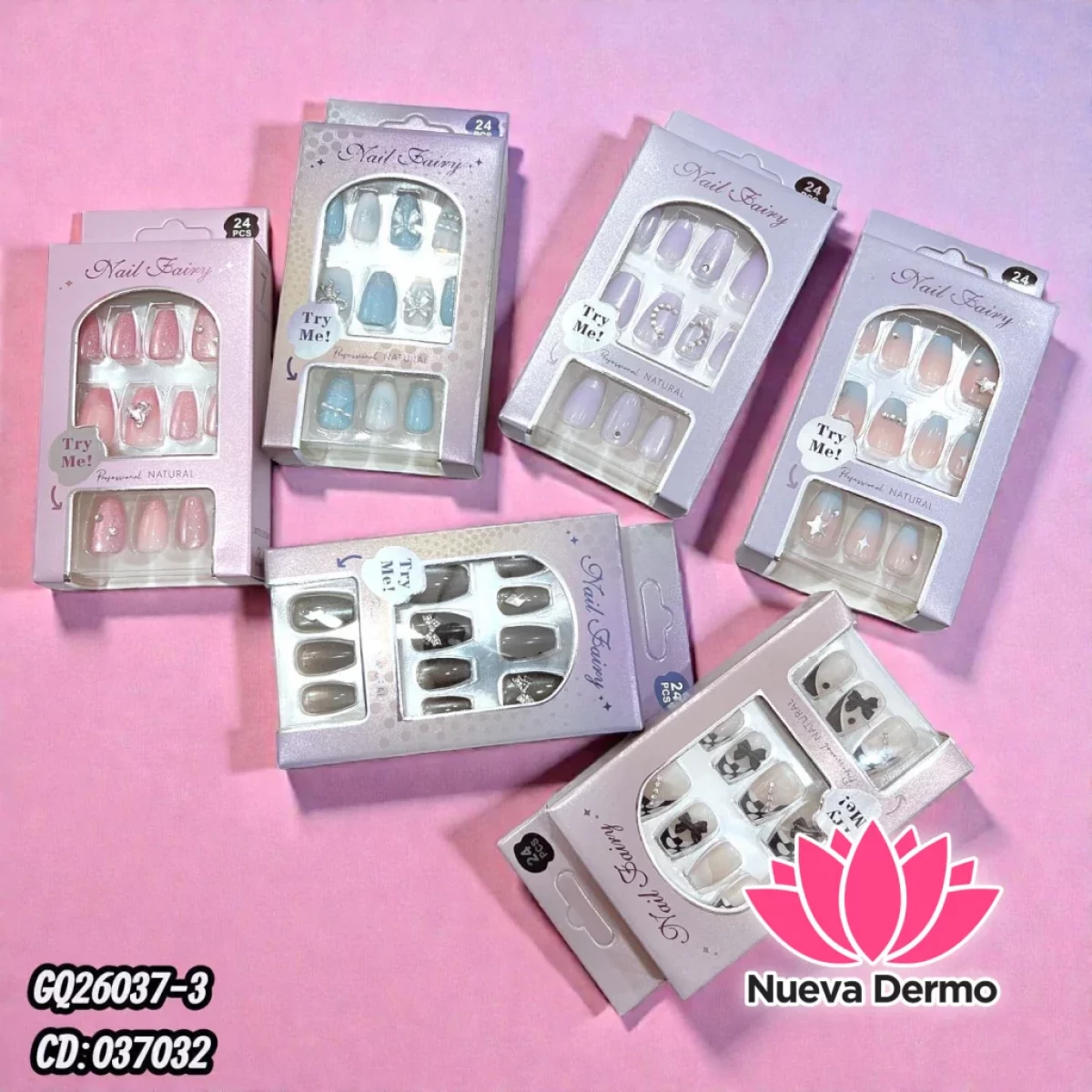 UÑAS POSTIZAS GQ26037-3 CD: 037032
