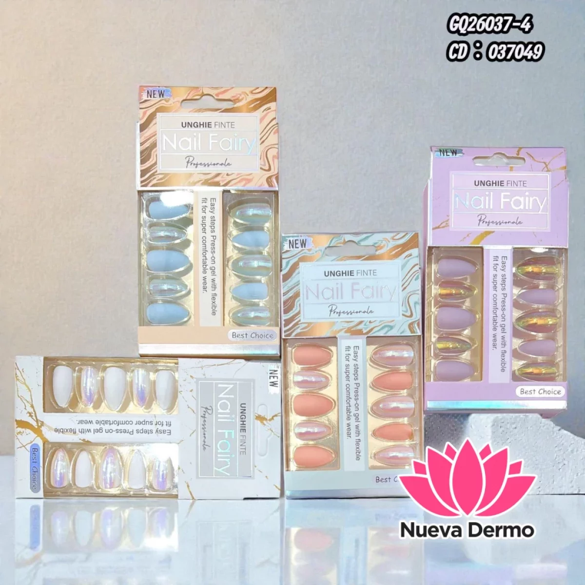 UÑAS POSTIZAS GQ26037-4 CD: 037049