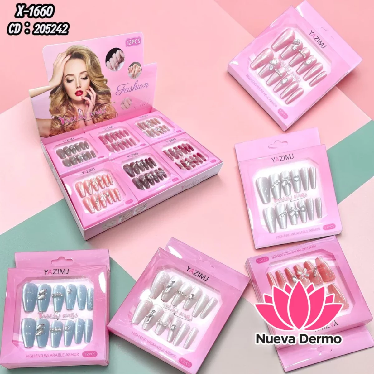 UÑAS POSTIZAS X-1660 CD: 205242