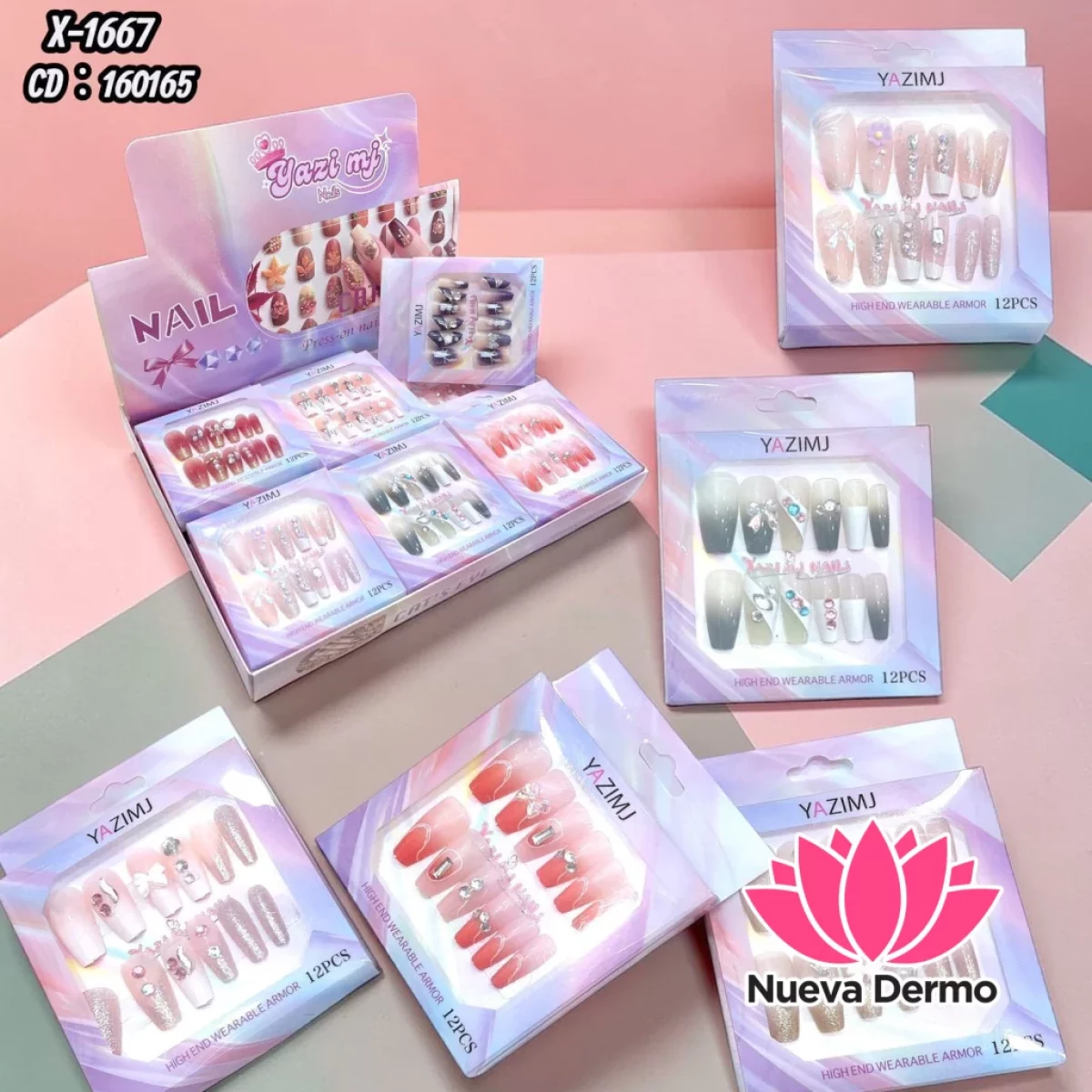UÑAS POSTIZAS X-1667 CD: 160165