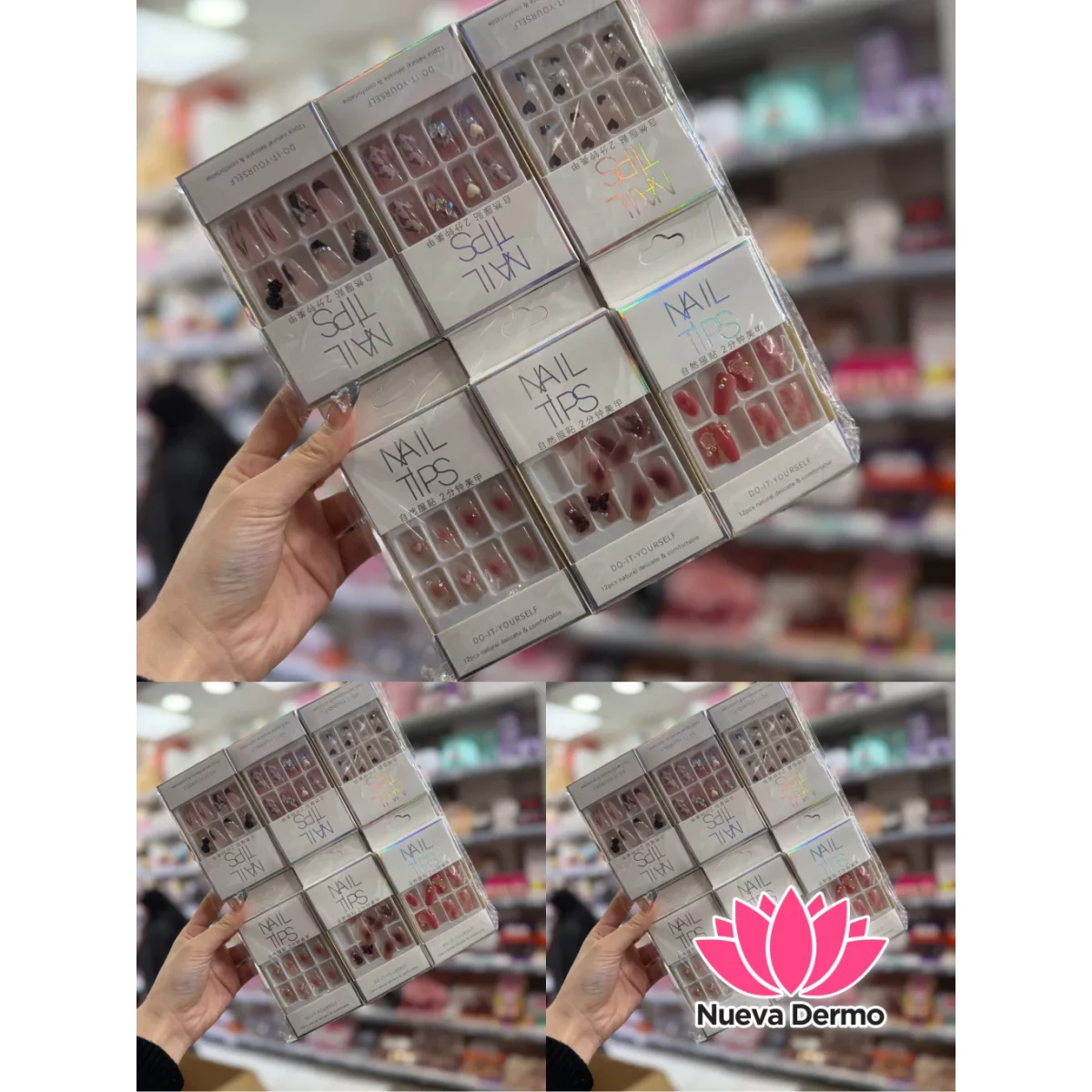 UÑAS PRESS ON POSTIZA DECORANDA