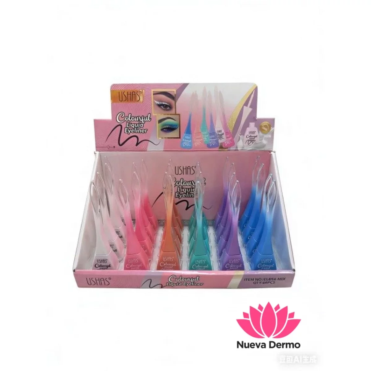 USHAS DELINEADOR LIQUIDO COLOURFUL COLORES WHUS14