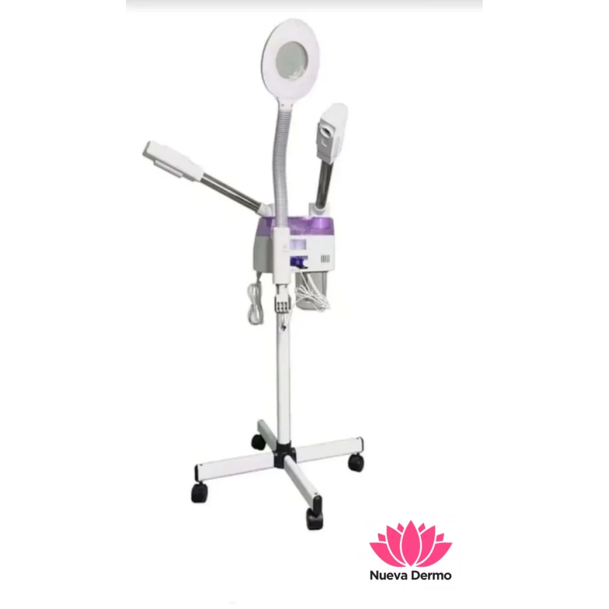 Vaporalizador Facial Ozono con Luz y Lupaz GZY14