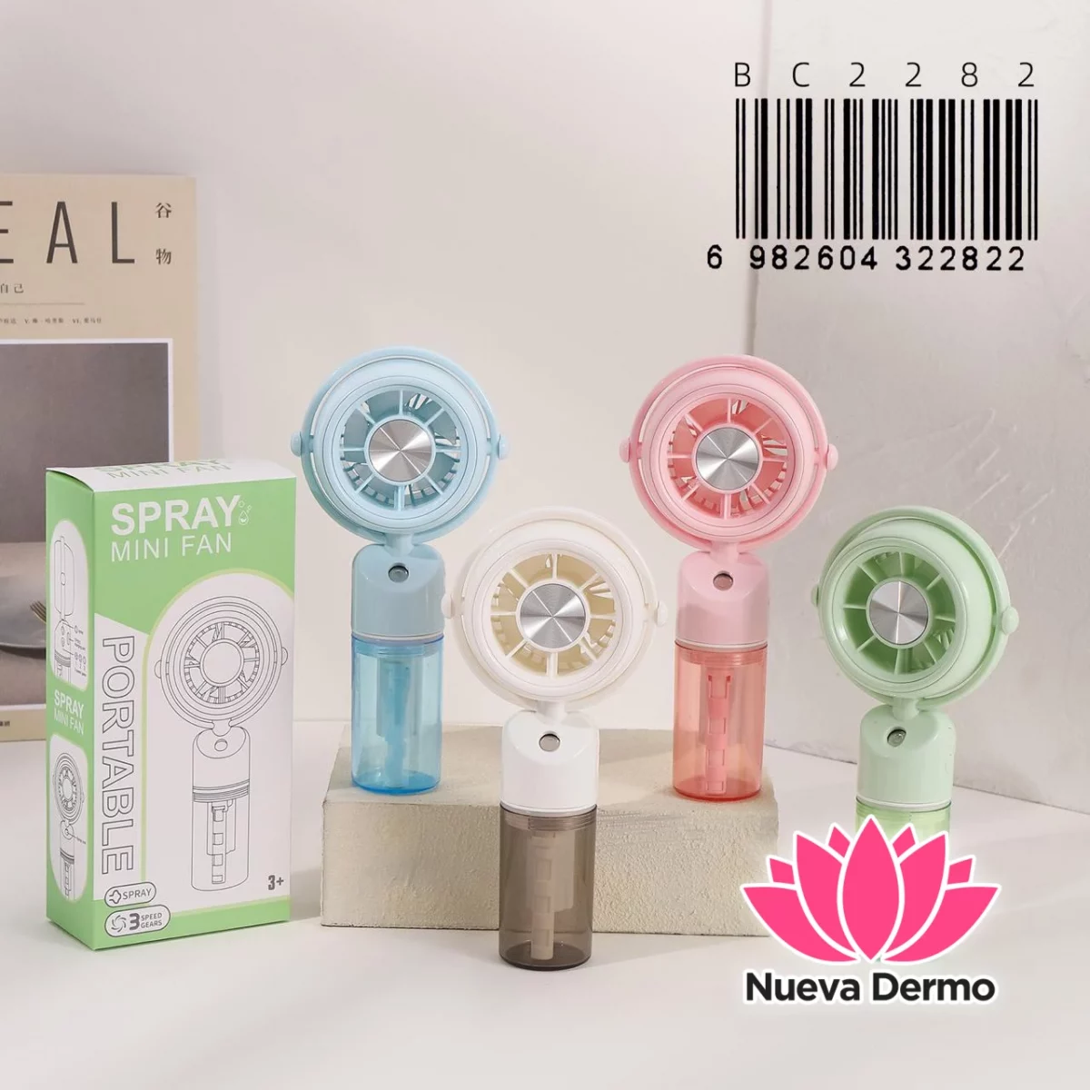 VENTILADOR CON HUMIDIFICADOR USB BC2282/22822