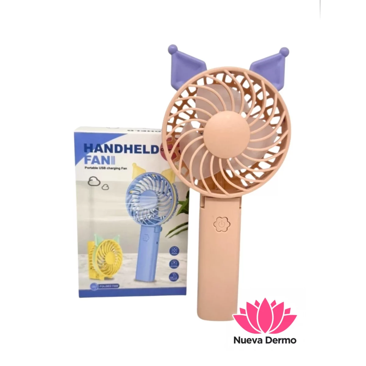 Ventilador Eléctrico Usb Handheld Fan Ch...