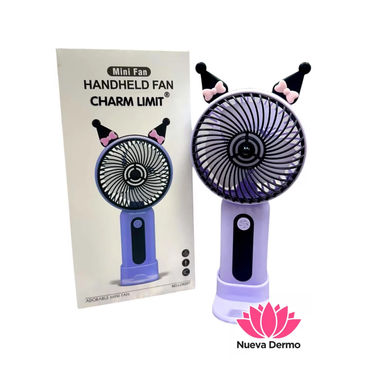 Ventilador Eléctrico Usb Kuromi Charm Li...
