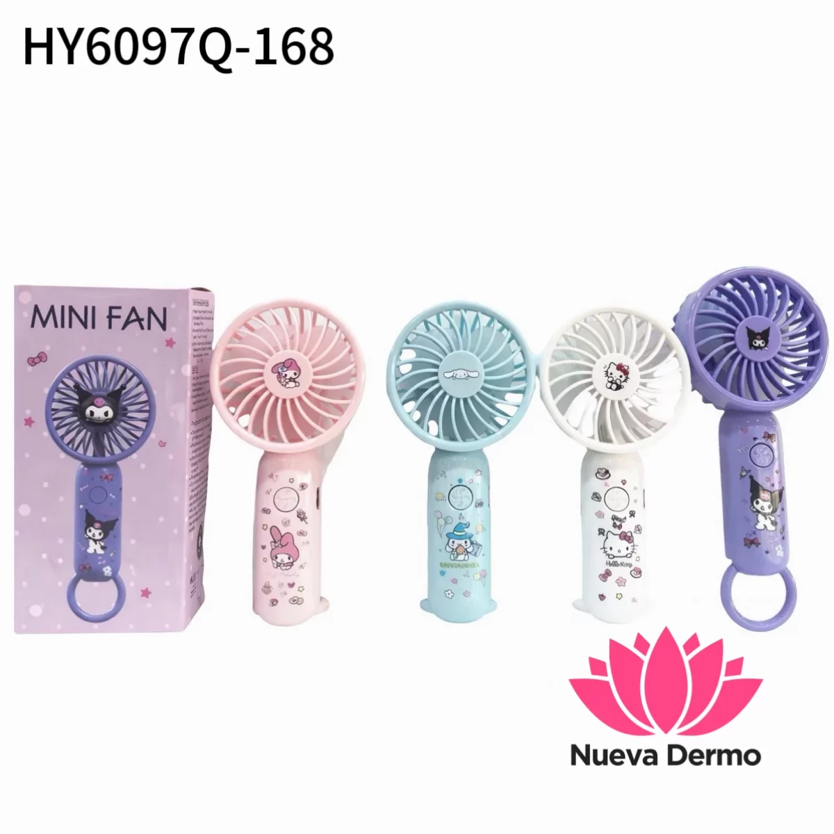 Ventilador Recargable Usb Portátil #HY6097Q