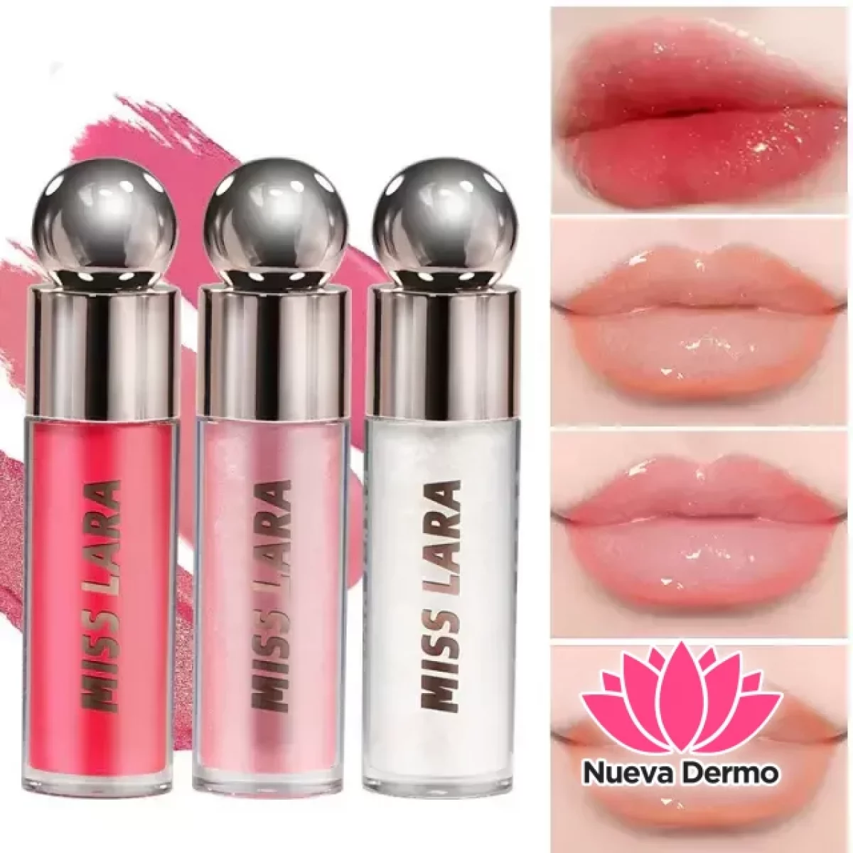 MISS LARA LIP GLOSS ULTRA SHINETAPA DORADO MG-MS-224 BB6971968508591