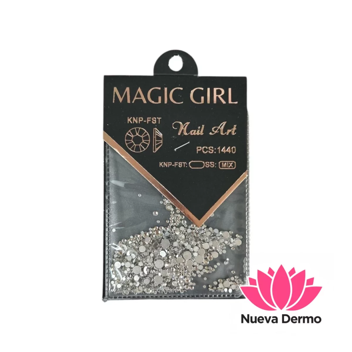 MAGIC GIRL STRASS MIX PLATEADA MG-SP-012 6985548510126