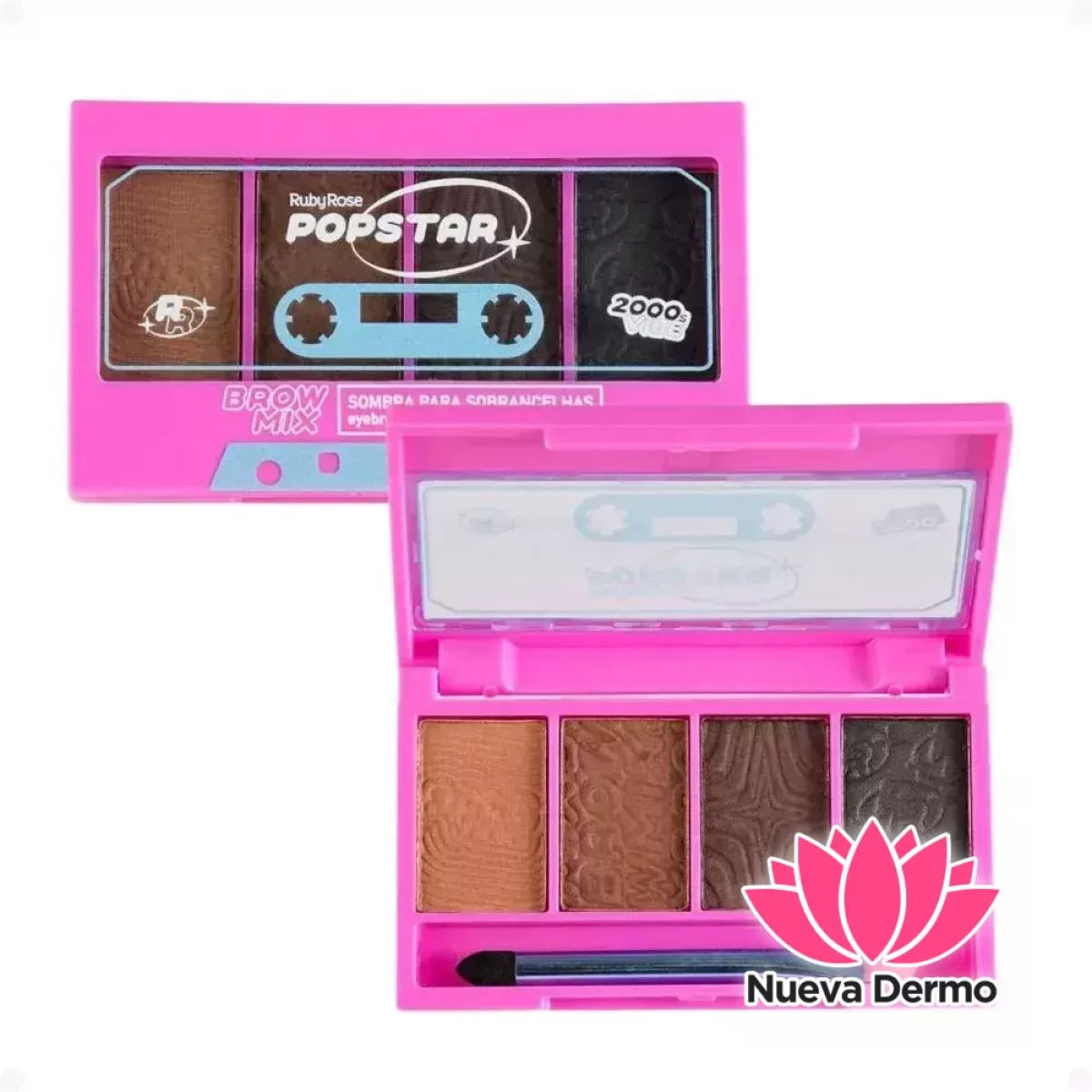 RUBYROSE POPSTAR BROW MIX EYEBROW SHADOW HB-E2510