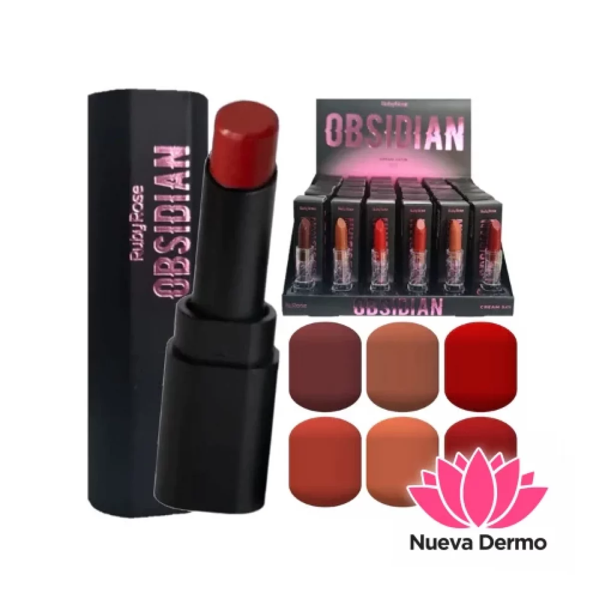 RUBYROSE OBSIDIAN LABIAL STICK CREAM SATIN HB-7000