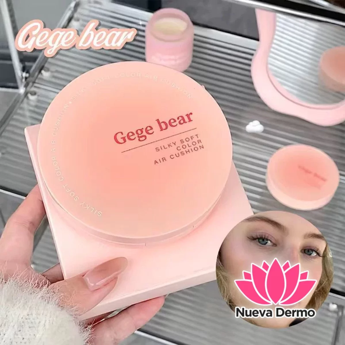 GEGE BEAR SILKY SOFT COLOR AIR CUSHION GX2017 69423446045036942344604510