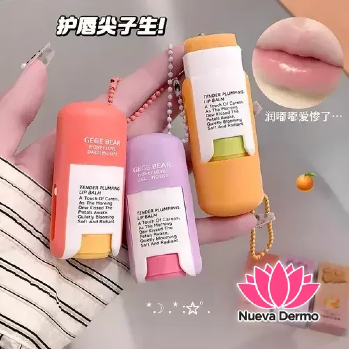GEGE BEAR TENDER PLUMPING LIP BALM GX1338