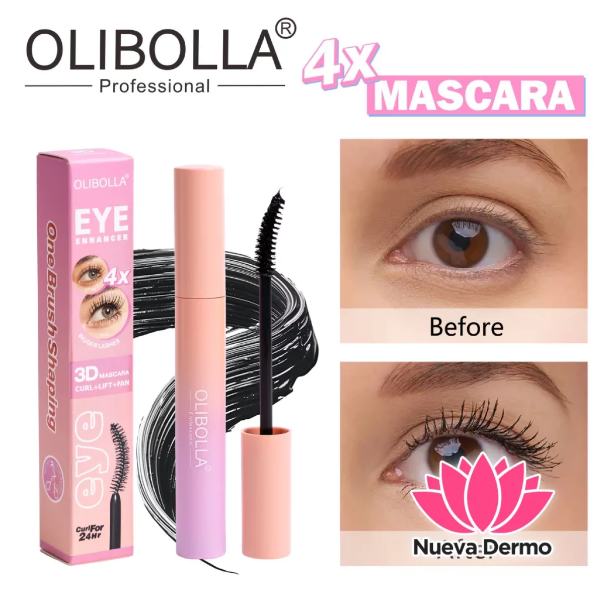 OLIBOLLA EYE NEHHANCER 3D MASCARA MG-5016/LA-M227 6971822832275