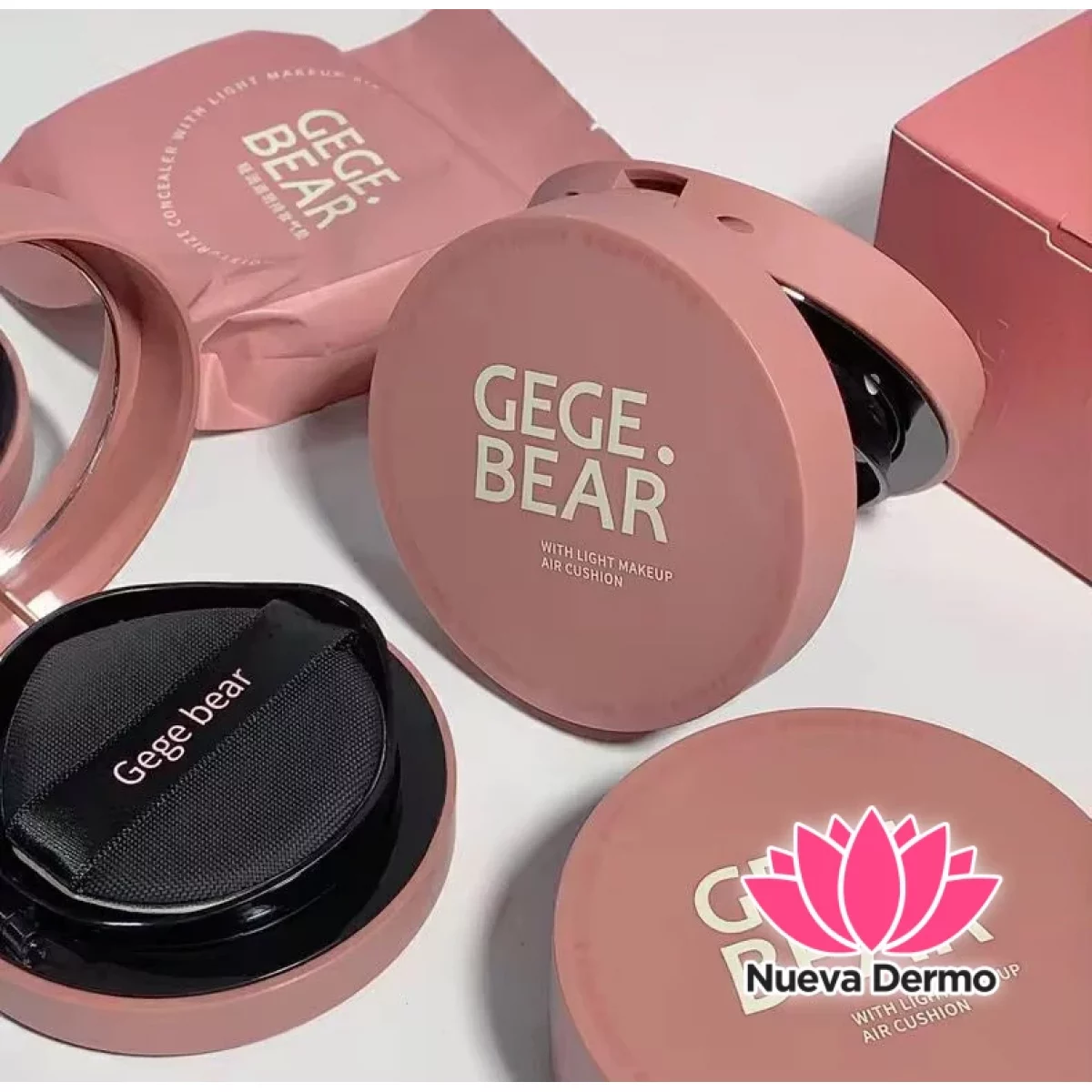GEGE BEAR CONCEALER WITH LIGHT MAKEUP AIR CUSHION GX2016/MG-10176 69423446014586942344601465
