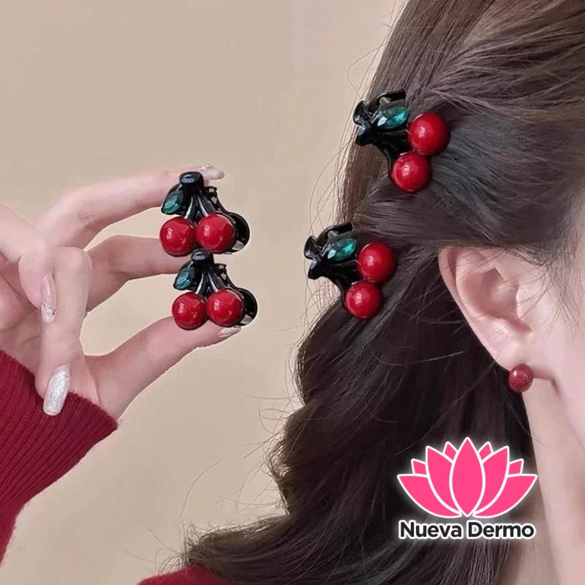 BROCHE CEREZA CHERRY X 12PAR 6903941209027