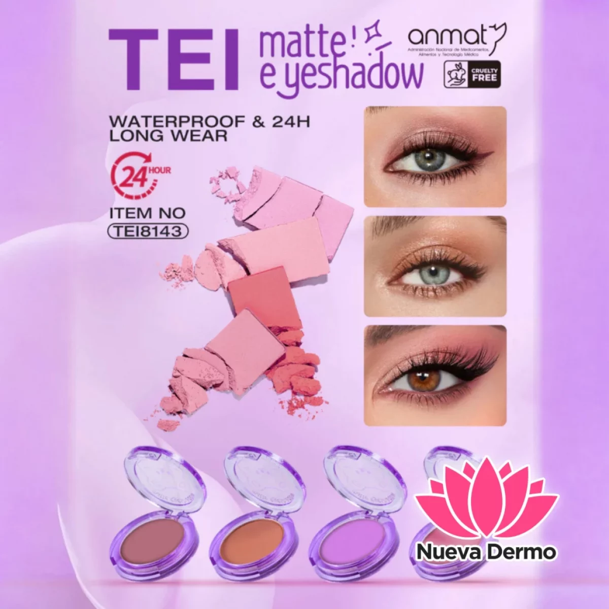 TEI MATTE EYESHADOW TEI8143 6971968512796