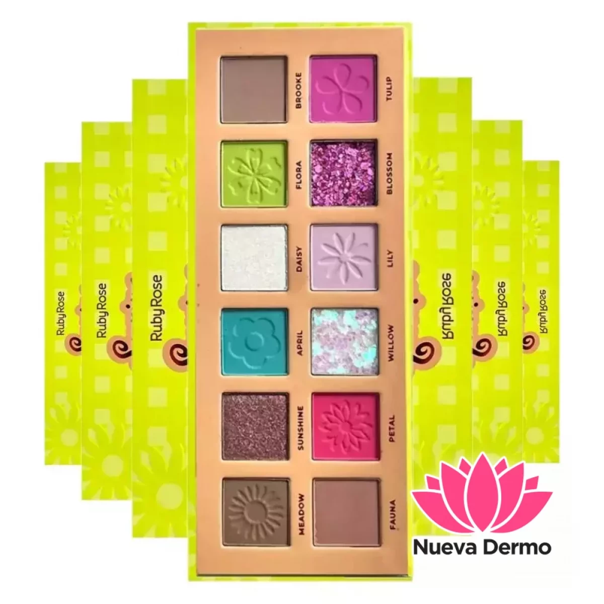 RUBY ROSE SPRING BREEZE EYESHADOW PALETTE HB-F538