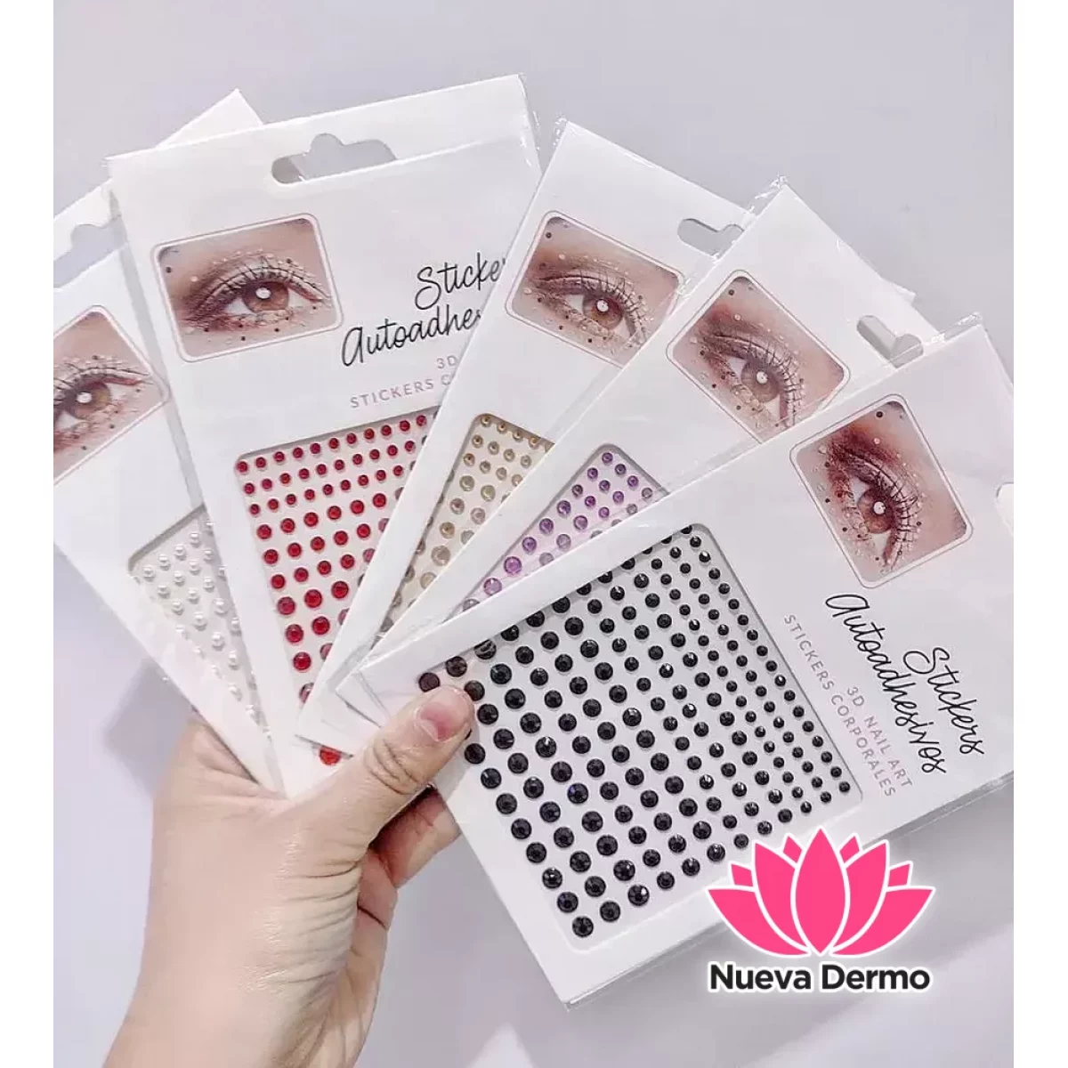 STICKERS AUTOADHESIVOS 3D NAIL ART 3Q-123 6955458264860 6920250201238