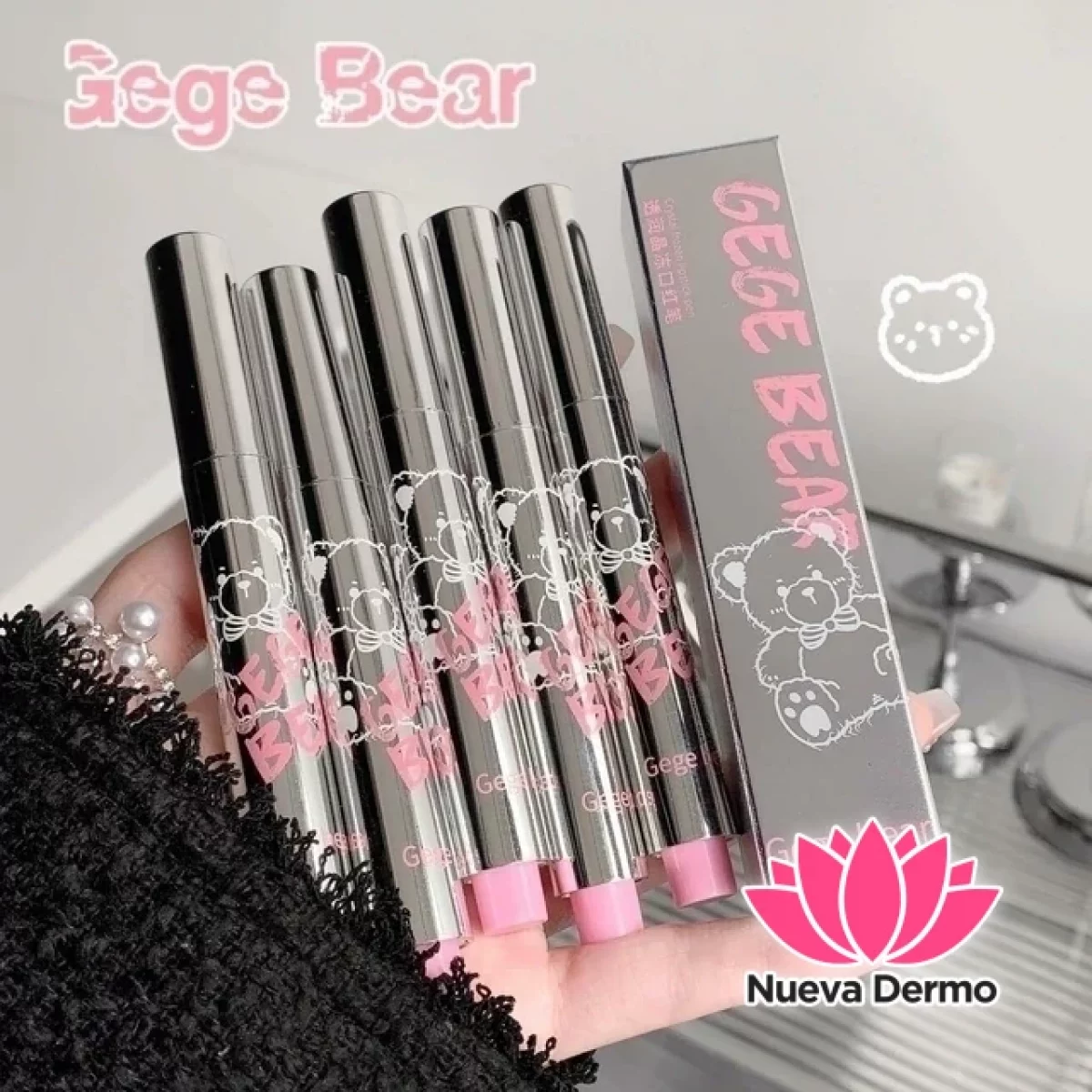 GEGE BEAR CRYSTAL FROZEN LISTICK PEN GX1129