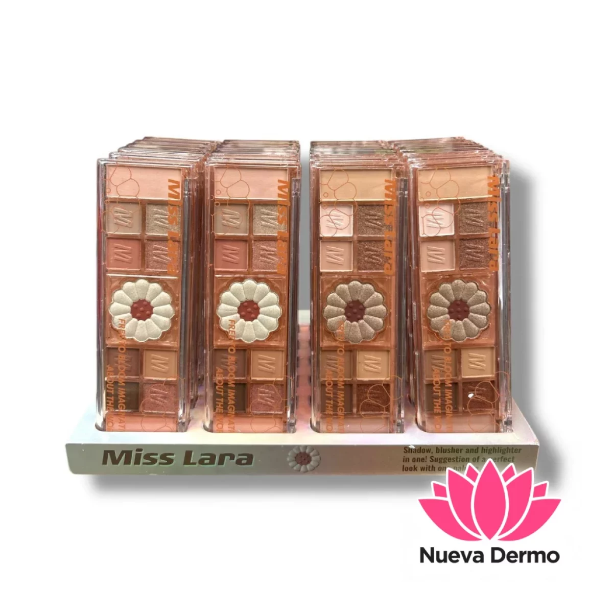 MISS LARA HONEY BROWN PALETA FLOR 11TONOS MG-371 MS-266 6973267331375