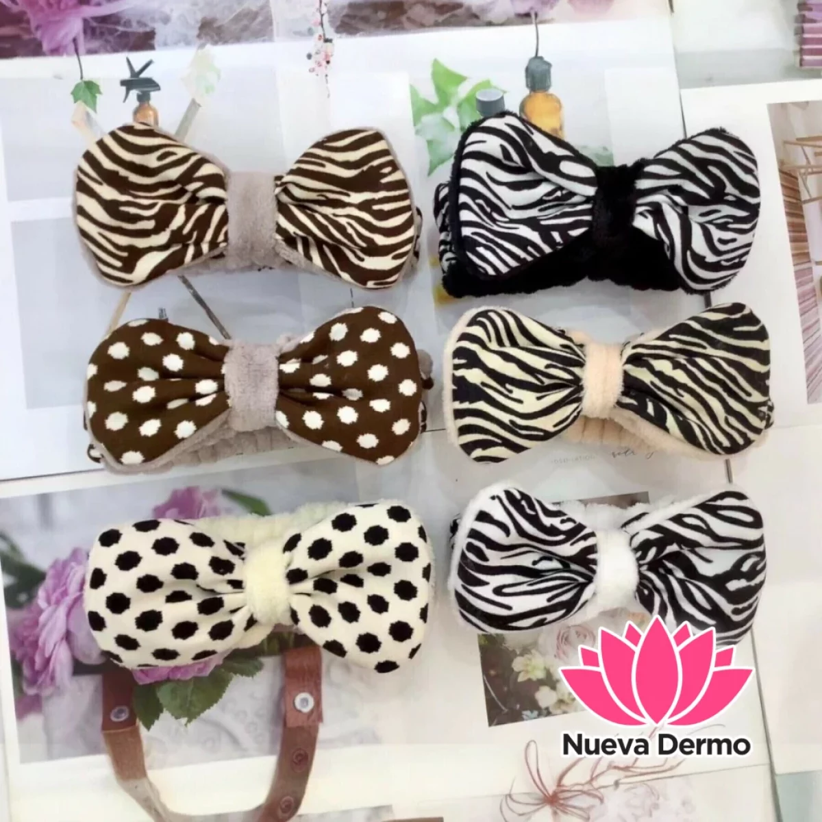 VINCHA PELUCHE ANIMAL PRINT CEBRA MG-475 6924061404758