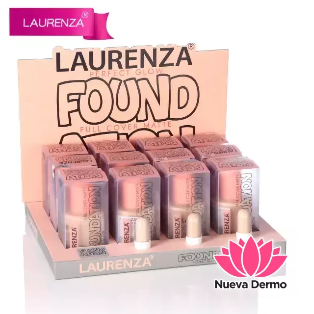 LAURENZA FOUNDATION PERFECT GLOW MG-252097-LA401 5061004440501 (3 TONOS)