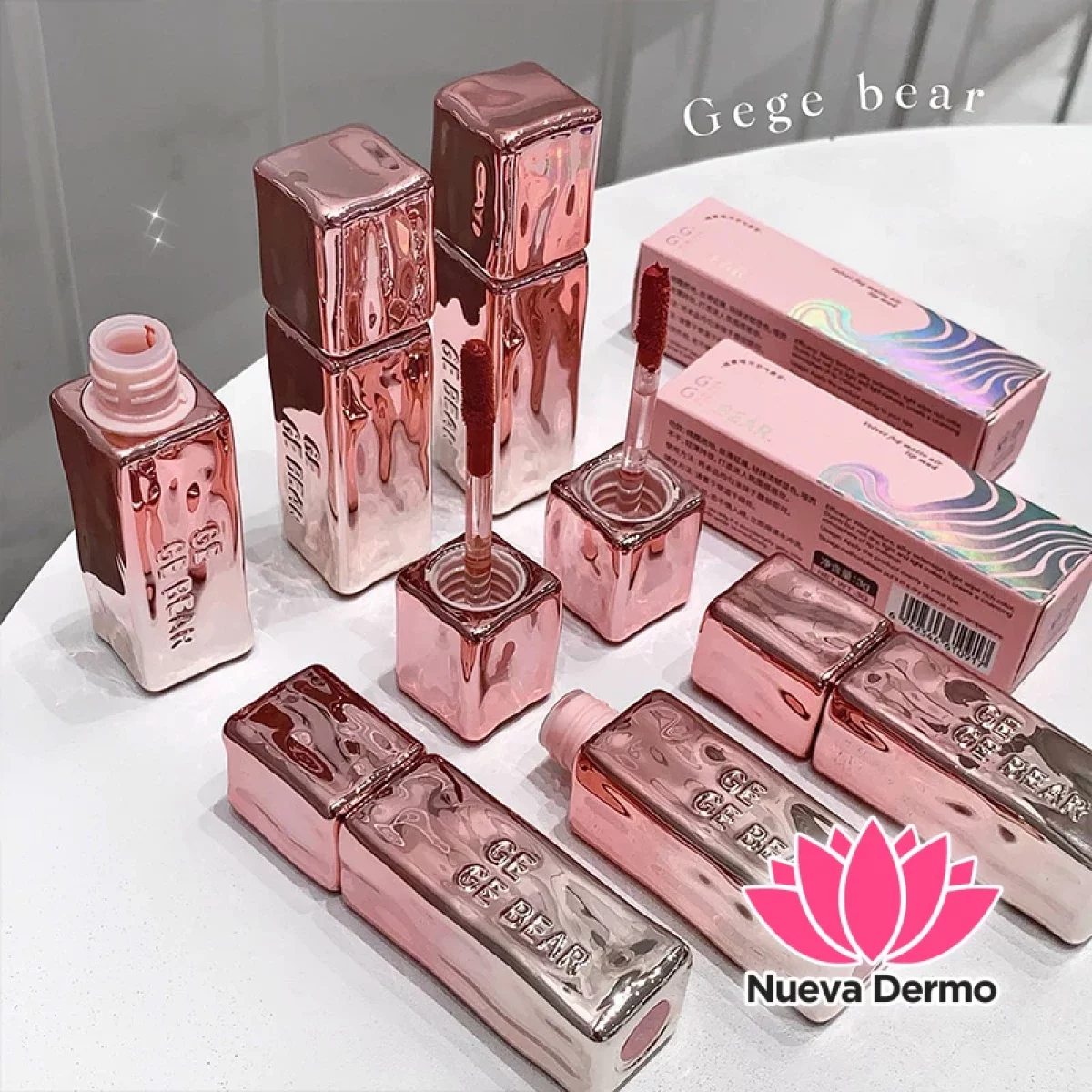 GEGE BEAR VELVET FOG MATTE AIR LIP MUD GX1232