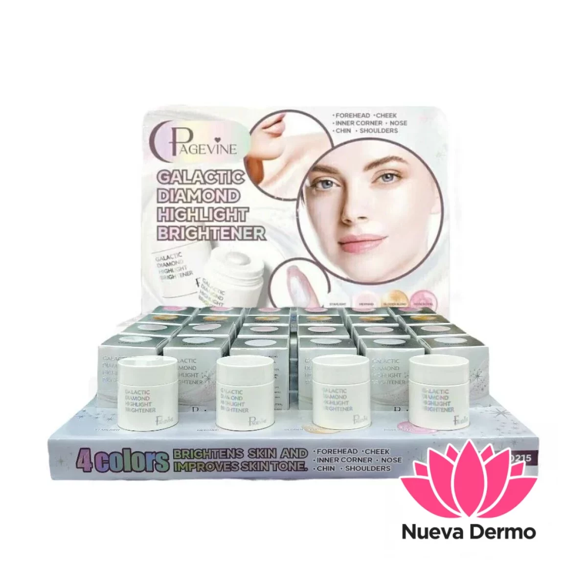 PAGEVINE GALACTIC DIAMOND HIGHLIGHT BRIGHTENER MG-254067/P0215 6908188000734