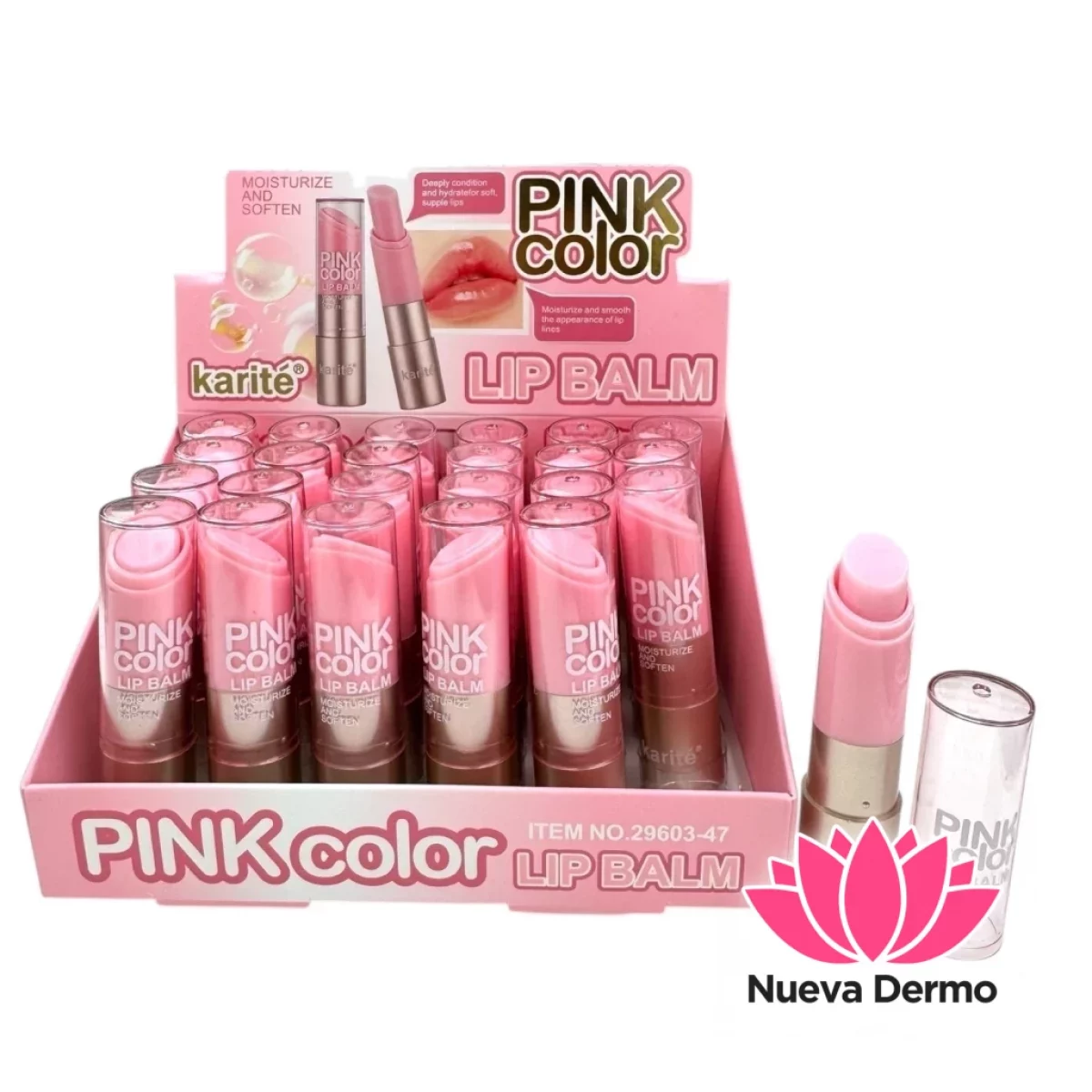KARITE PINK COLOR LIP BALM MG-251080/29603-47 6903072466634