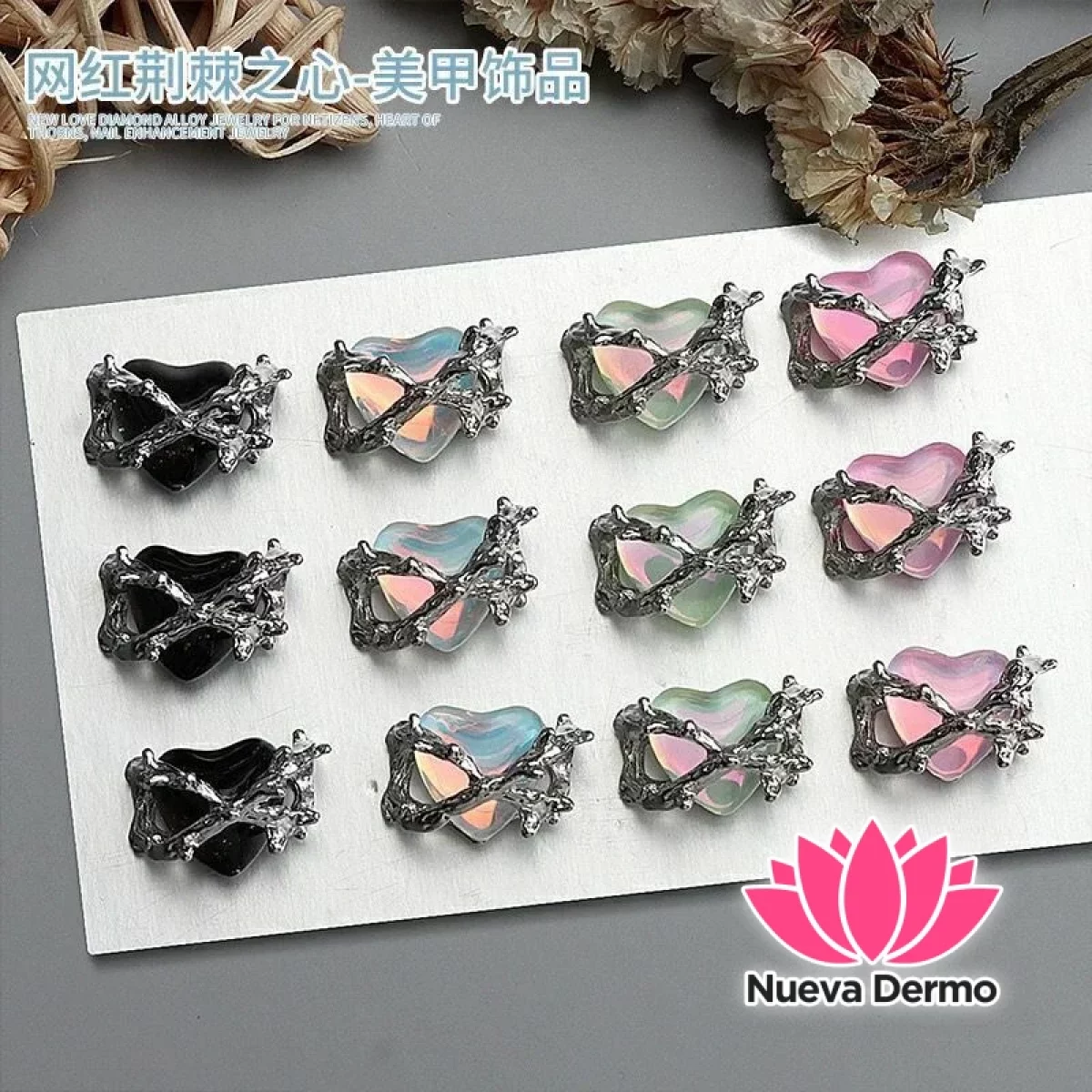 DECO BEAUTIFUL NAIL ART CORAZON MG-251009 4124863873413