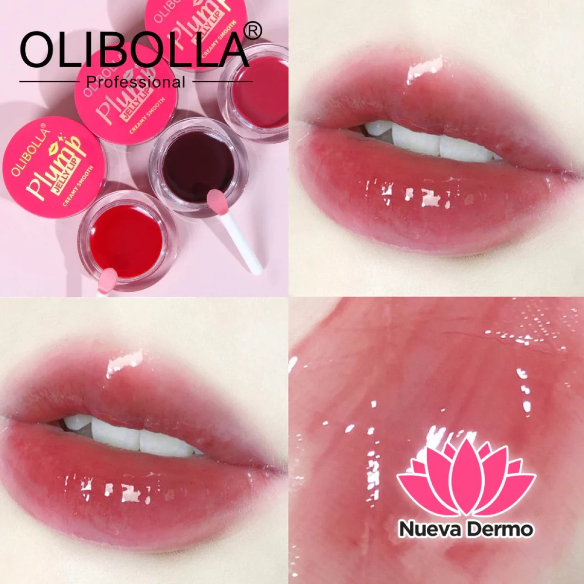 x6 pcs plump jelly lip olibolla la-l166