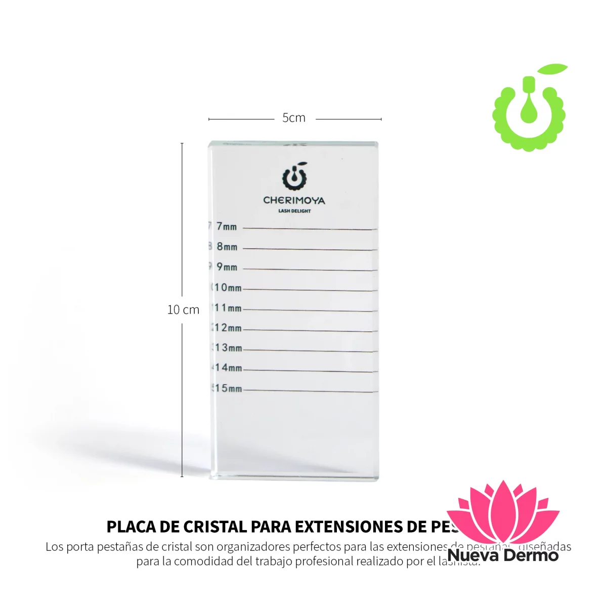 X6U | Placa de Vidrio para Pestañas BH004014